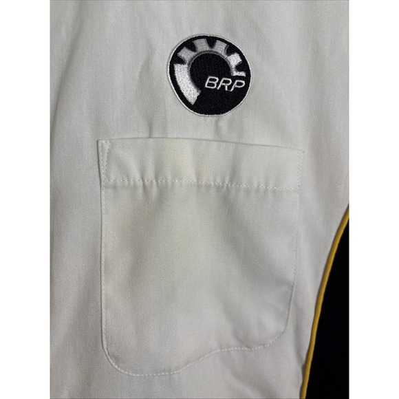 Women's Can Am Ski Doo BRP Sea Doo Rotax White Extra Large Mechanics Shirt‎ - Picture 5 of 12